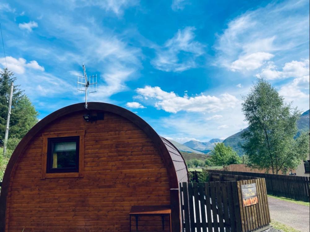 The Fox'S Den, Luxury Cosy Mini Lodge, Highlands North Ballachulish Exteriér fotografie